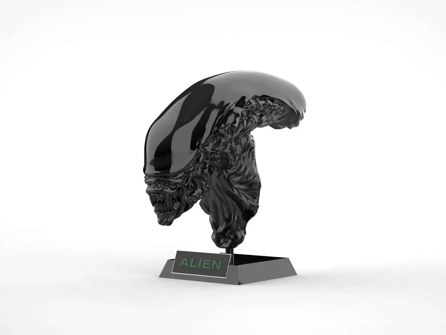 Alien Xenomorph Bust 3D print model_0