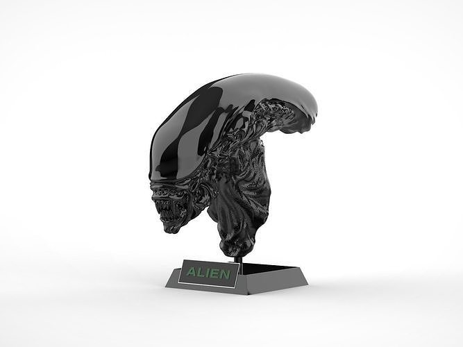 Alien Xenomorph Bust 3D print model