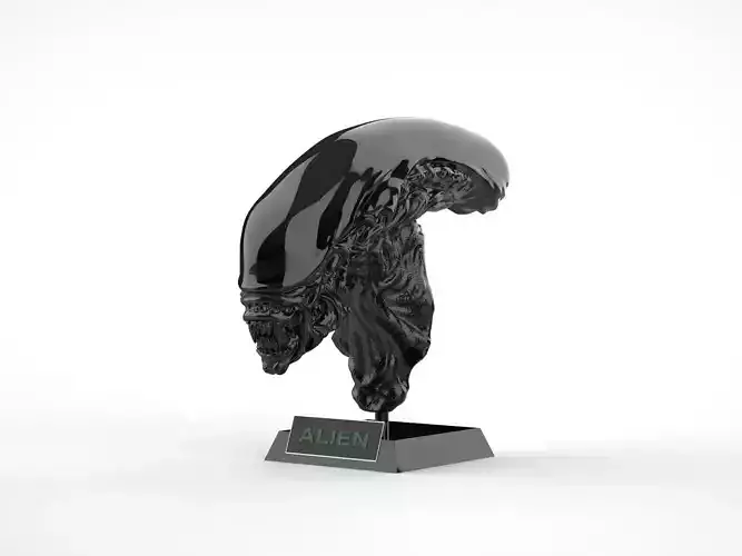 Alien Xenomorph Bust 3D print model
