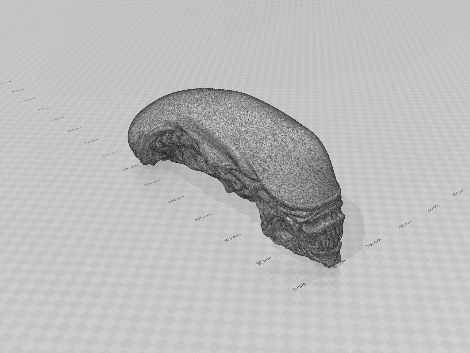 Alien Xenomorph Bust 3D print model_24