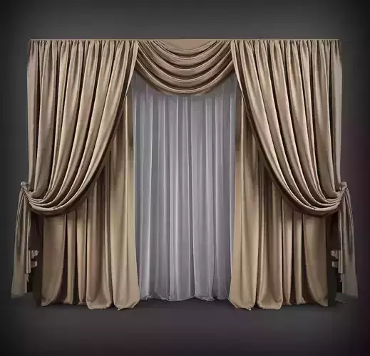 Curtain 3D model 58
