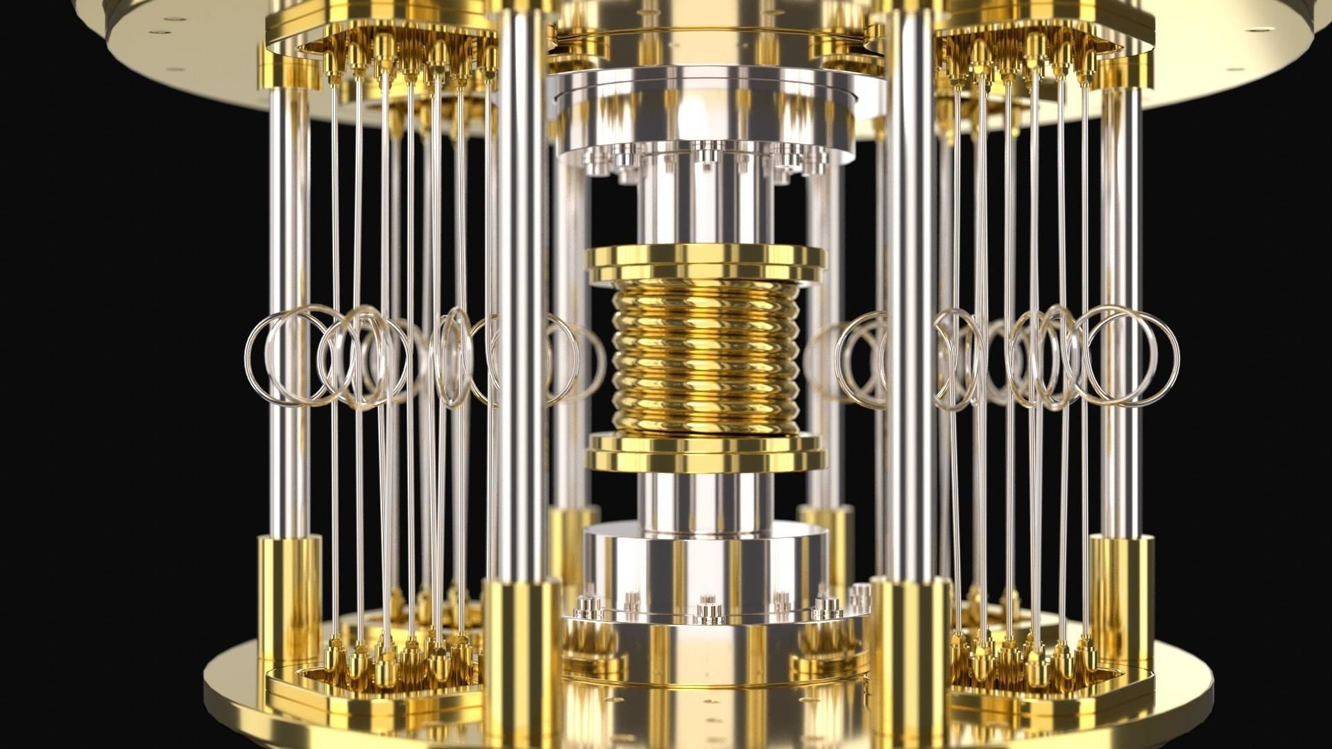Quantum Computer 3D model_3