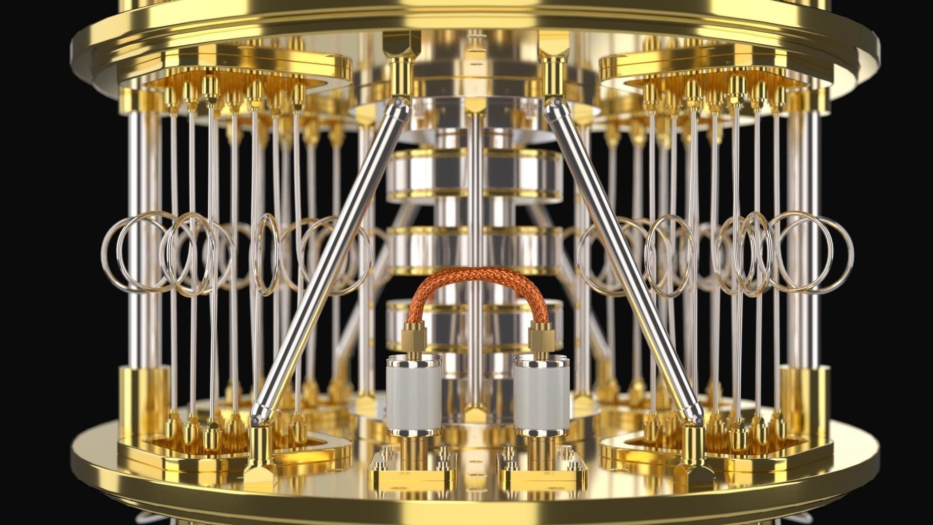 Quantum Computer 3D model_5