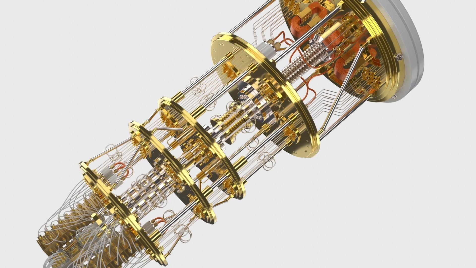 Quantum Computer 3D model_10