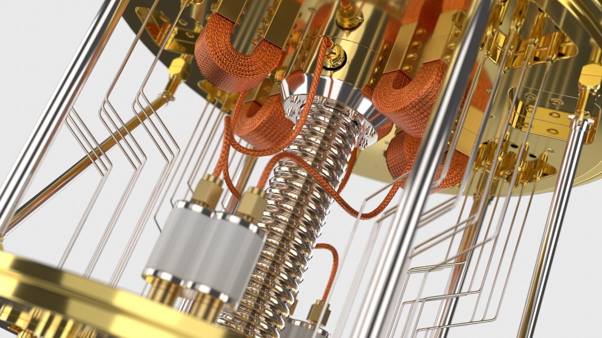 Quantum Computer 3D model_11