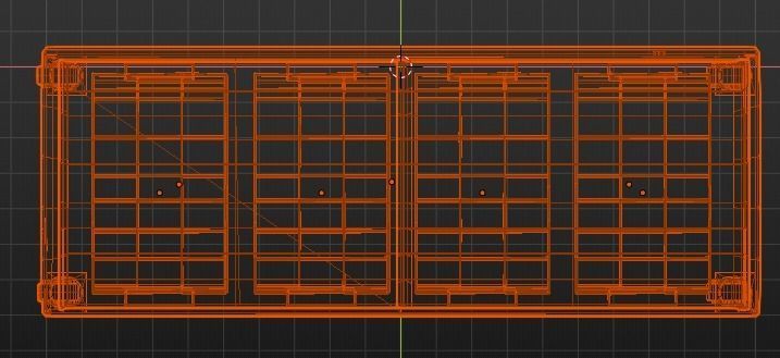 Display Freezer White - low polygon Low-poly 3D model_19