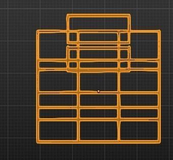 Display Freezer White - low polygon Low-poly 3D model_9