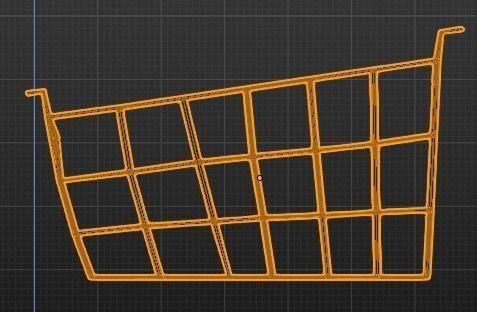 Display Freezer White - low polygon Low-poly 3D model_10