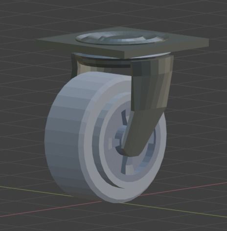 Display Freezer White - low polygon Low-poly 3D model_13