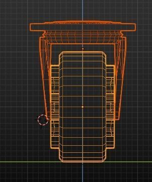 Display Freezer White - low polygon Low-poly 3D model_14