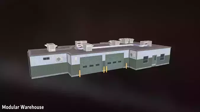 Warehouse 01 Model - Game Ready