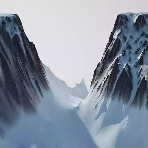 Snow Covered Mountain