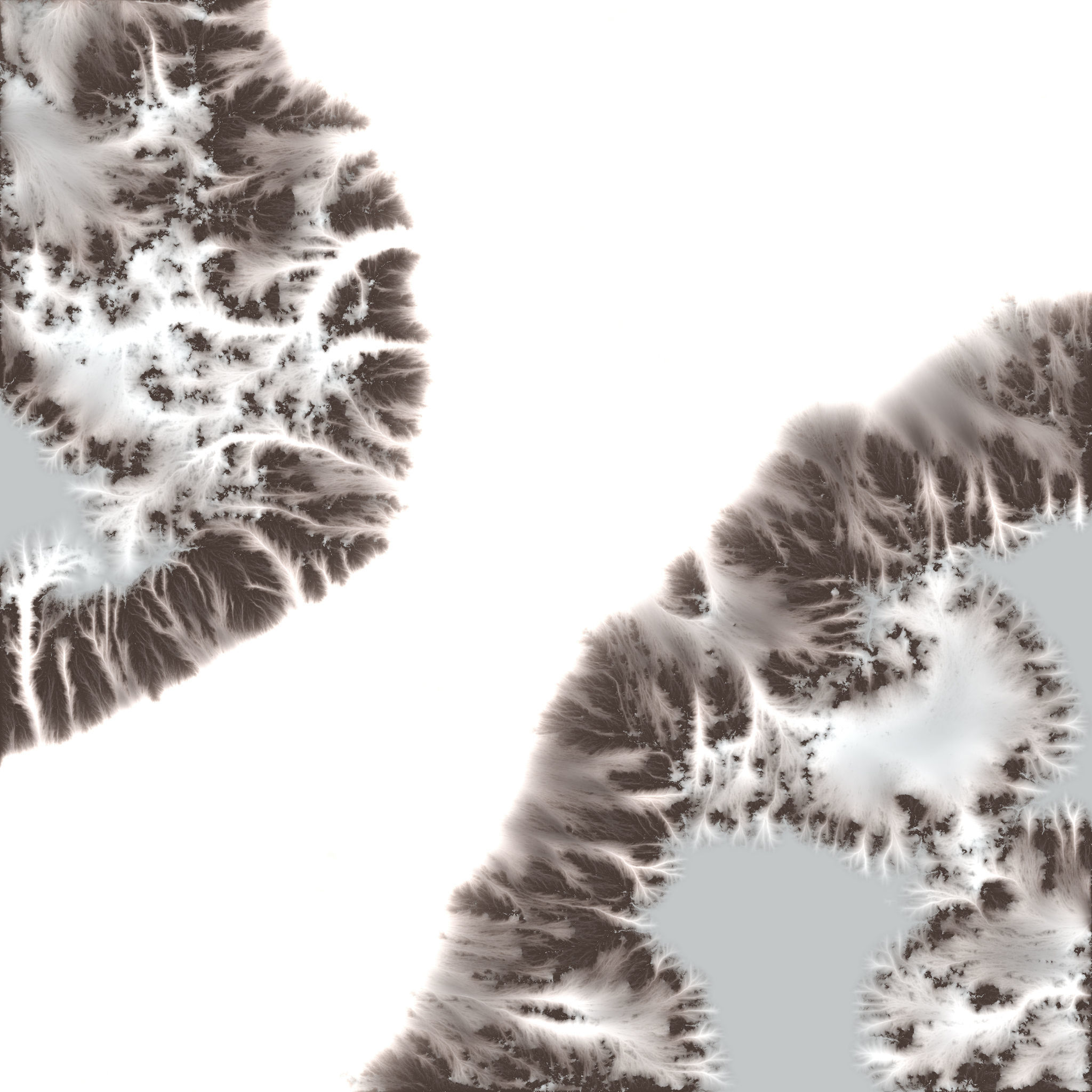 Snow Covered Mountain 3D model_8