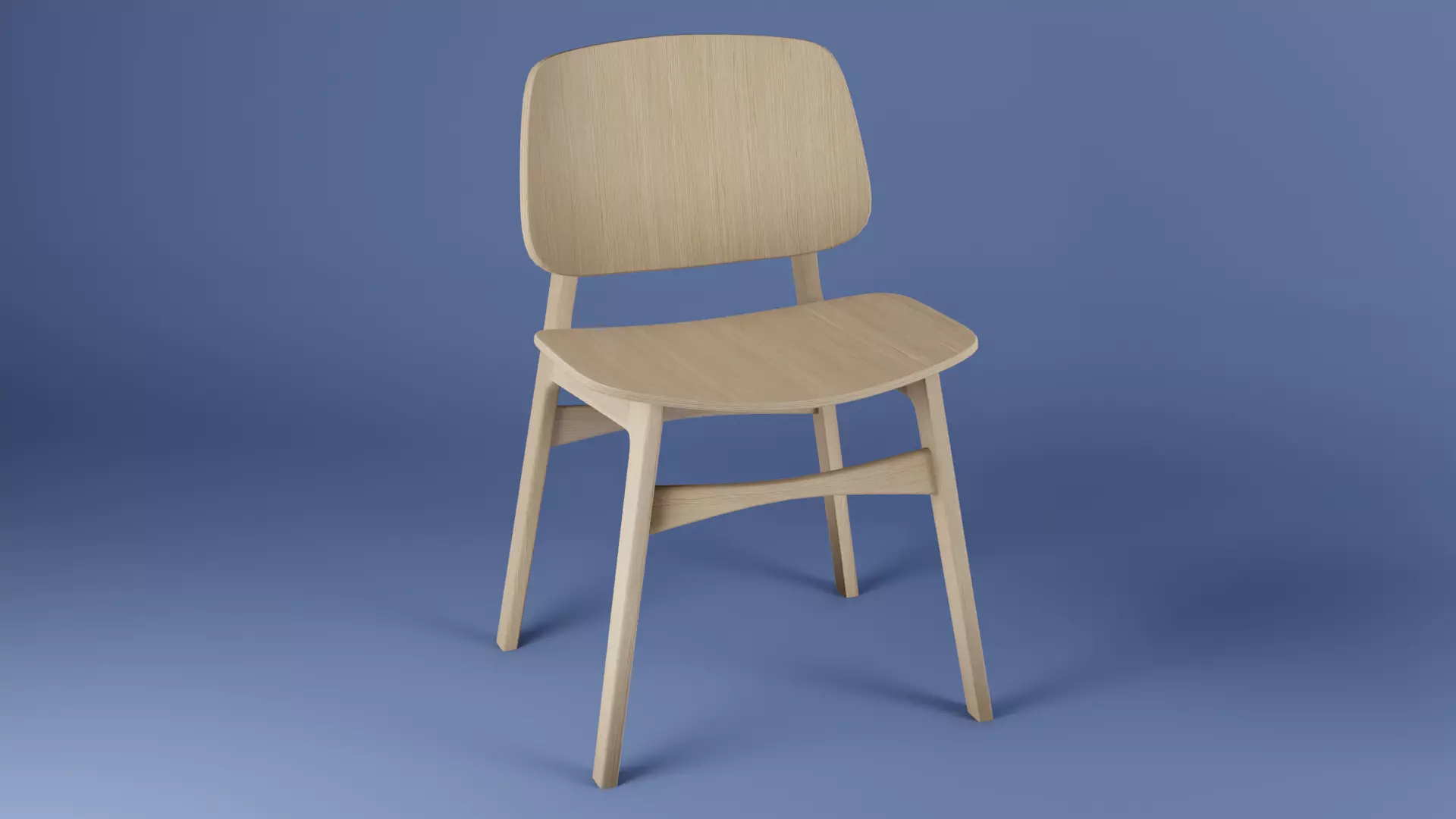 Chaires of Oak and Mahagony for interior and home use 3D model