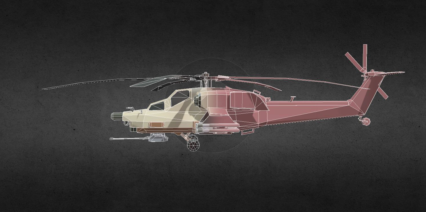 COD MI-28 Havoc Low-poly 3D model_7