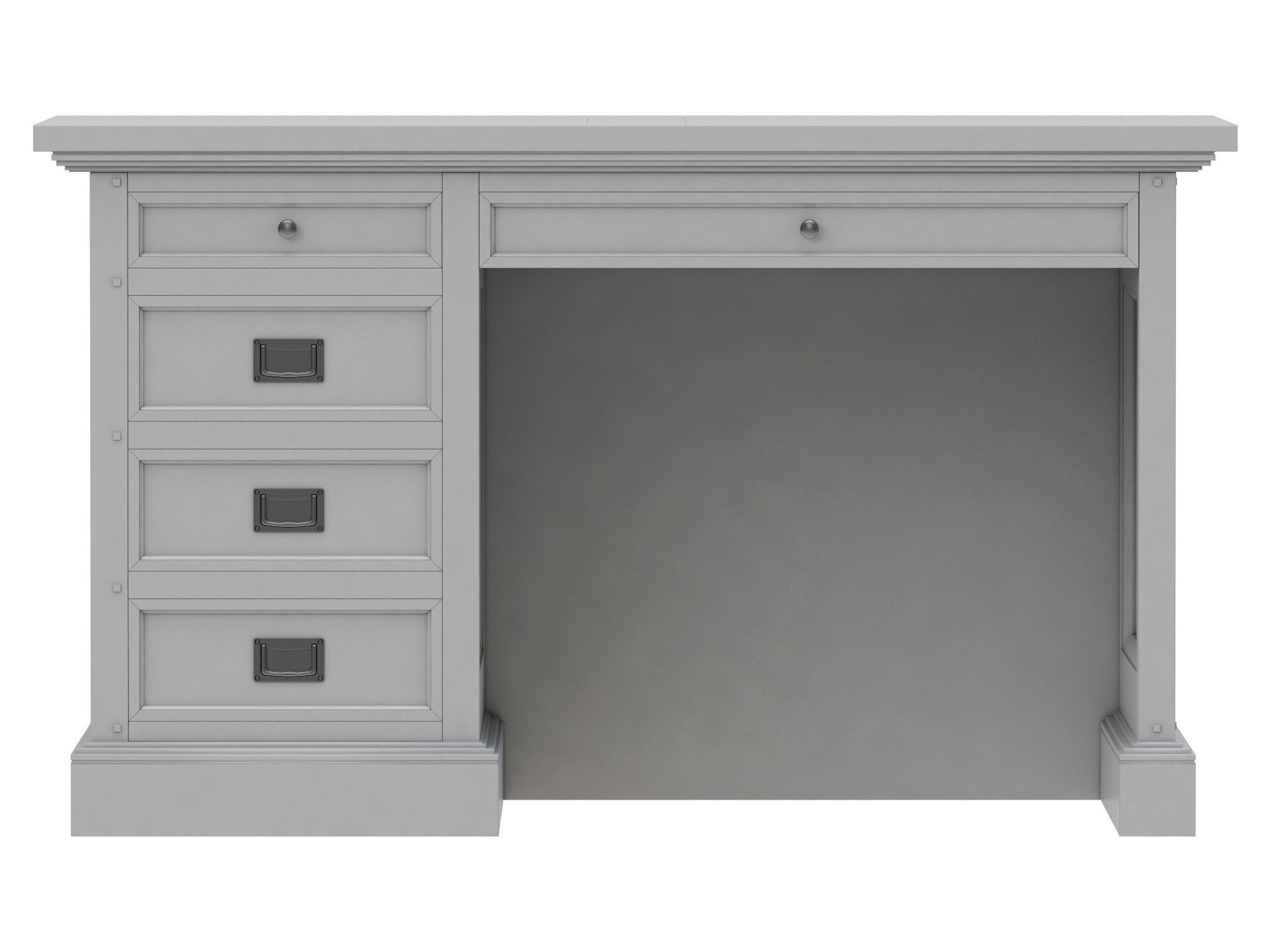 Dantone Home Oxford desk 3D model_7
