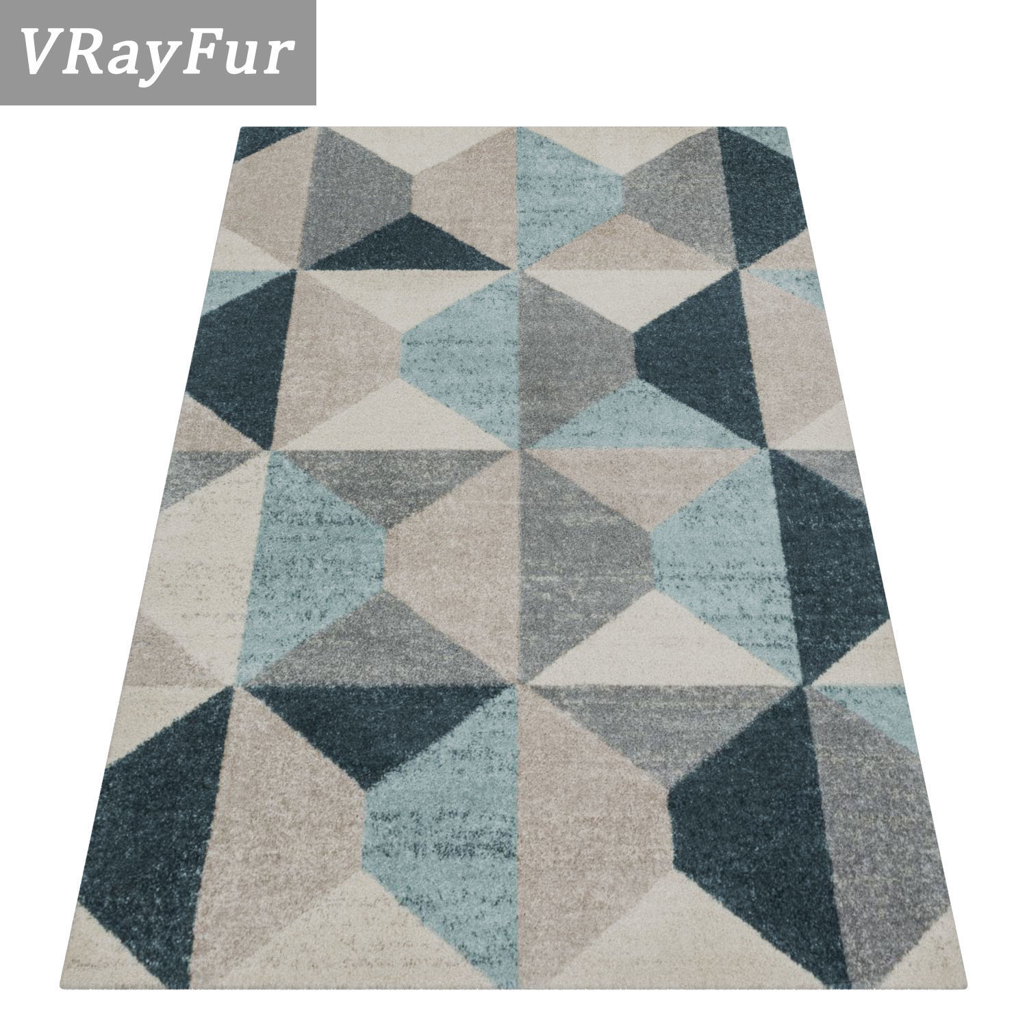 Rug Set 900 3D model_2