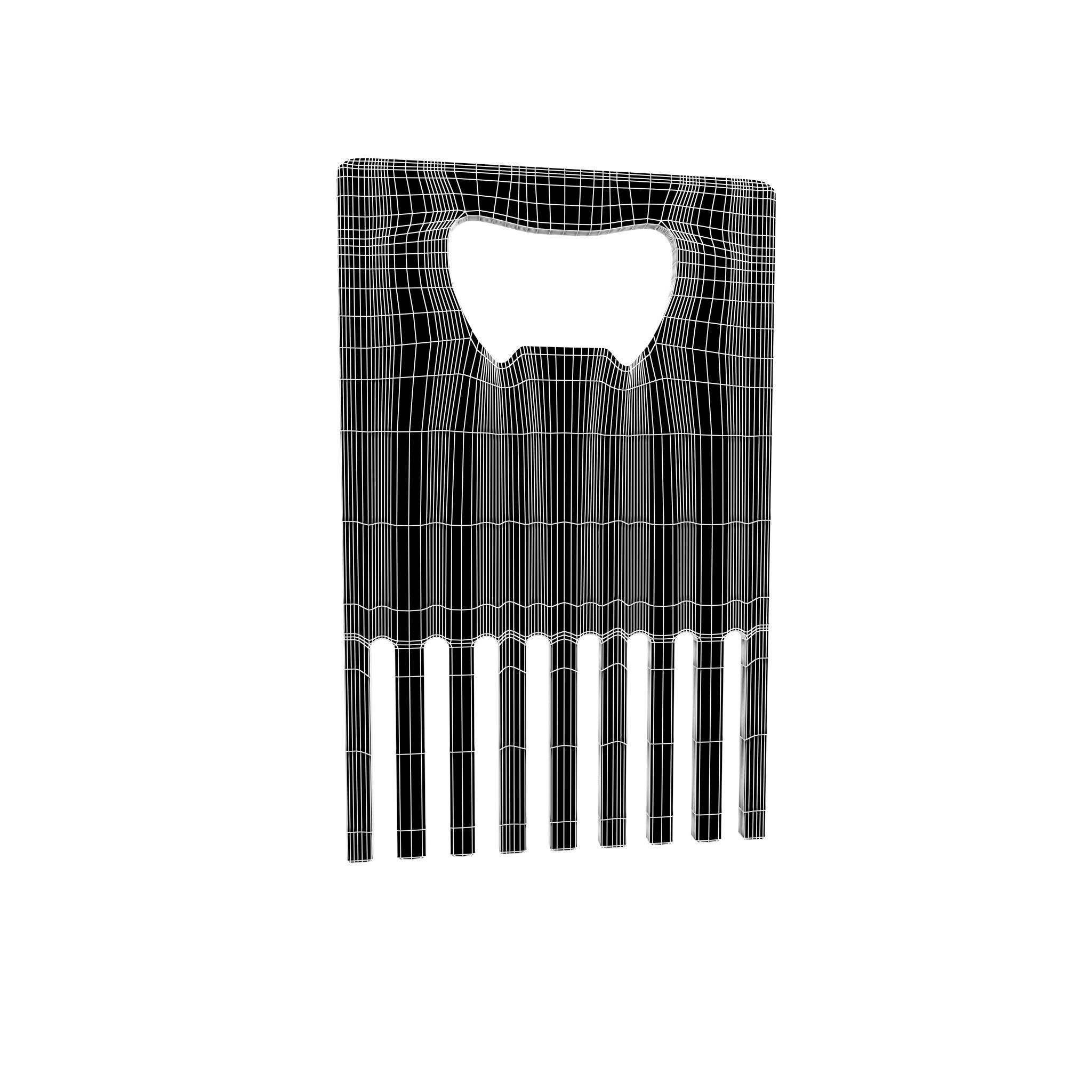 Comb v1 001 Low-poly 3D model_5