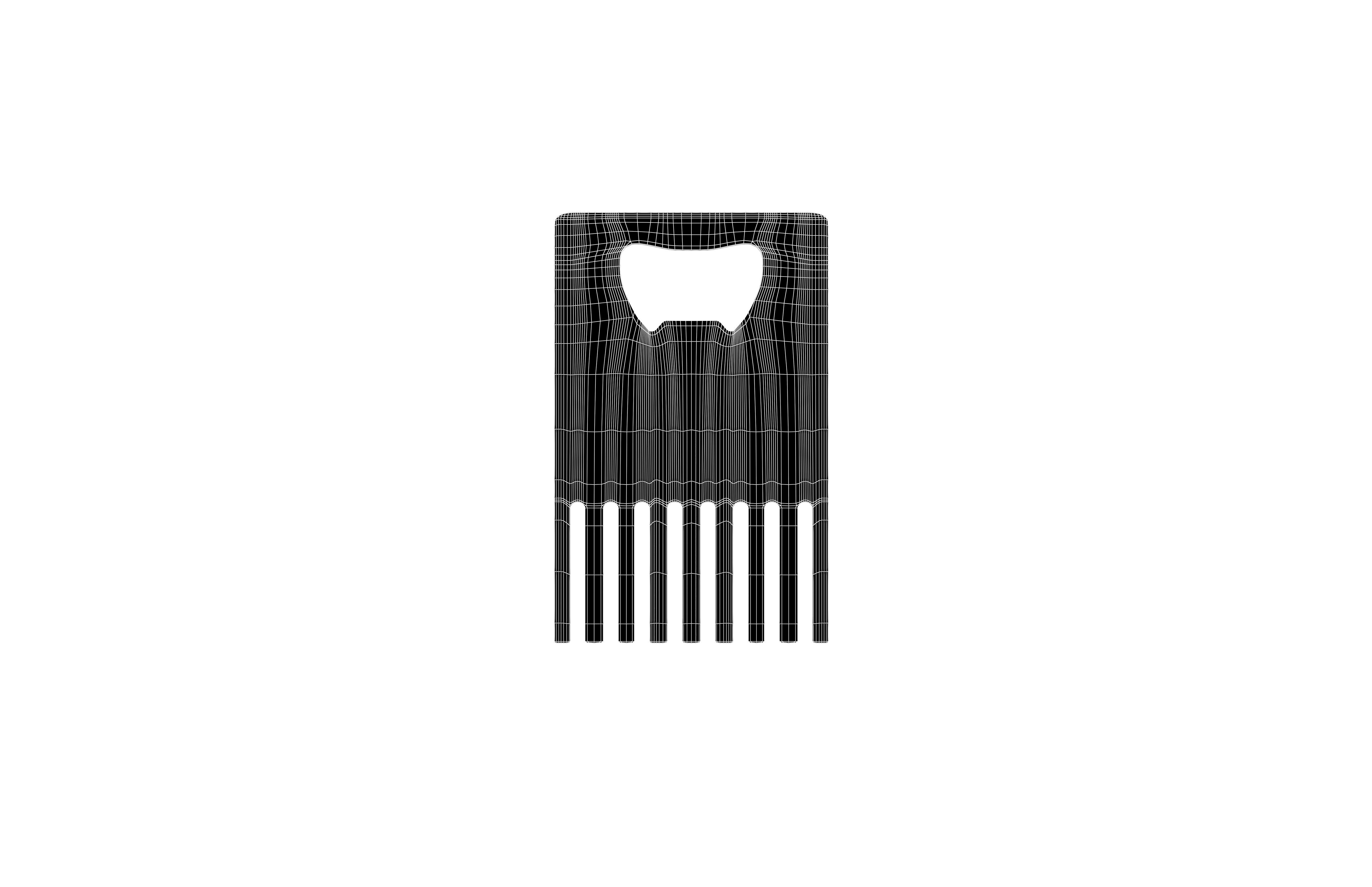 Comb v1 001 Low-poly 3D model_6
