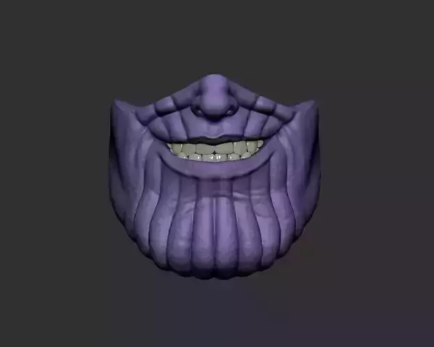 Thanos Face Mask Free 3D print model