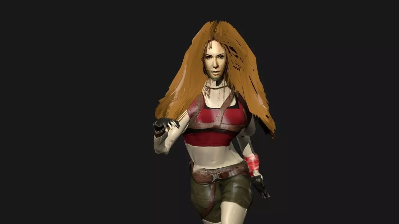 Ruby Roundhouse Low-poly 3D model