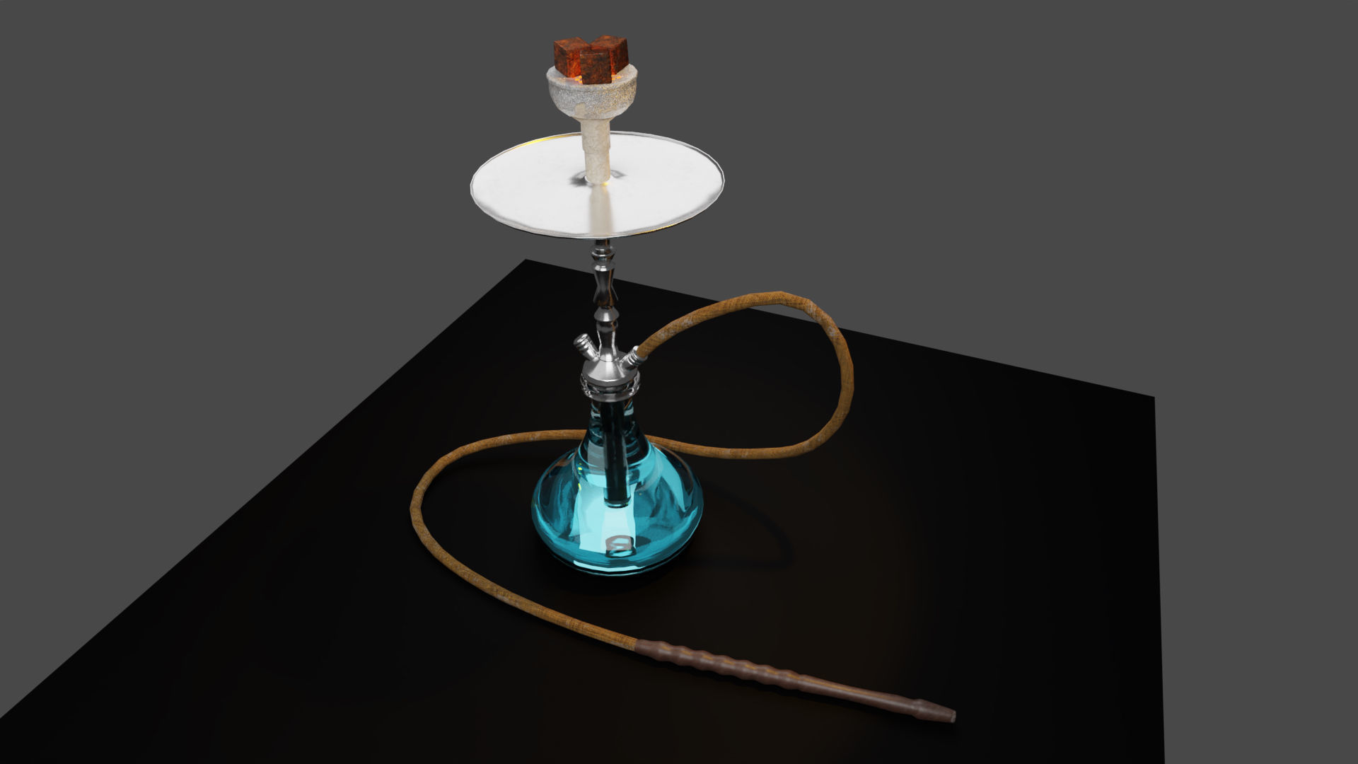 Hookah 3D model_1