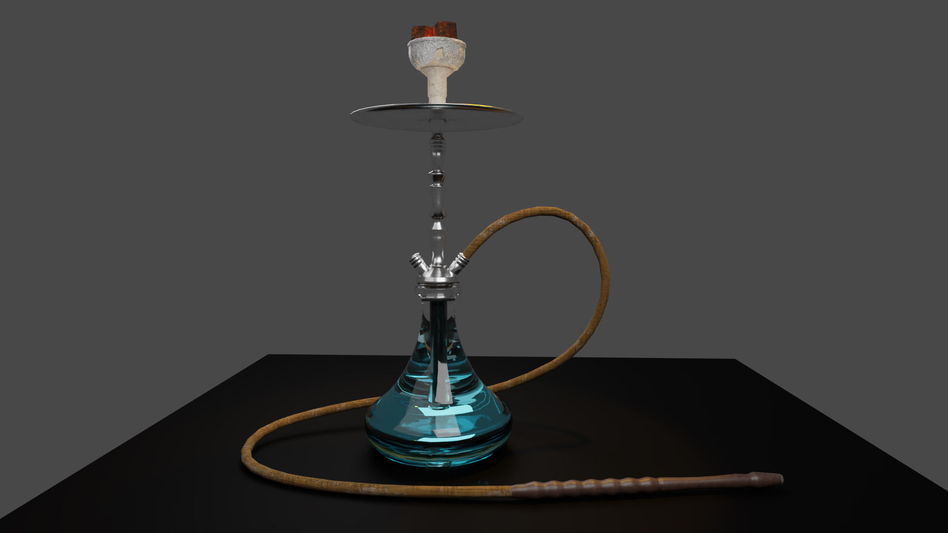 Hookah 3D model_2