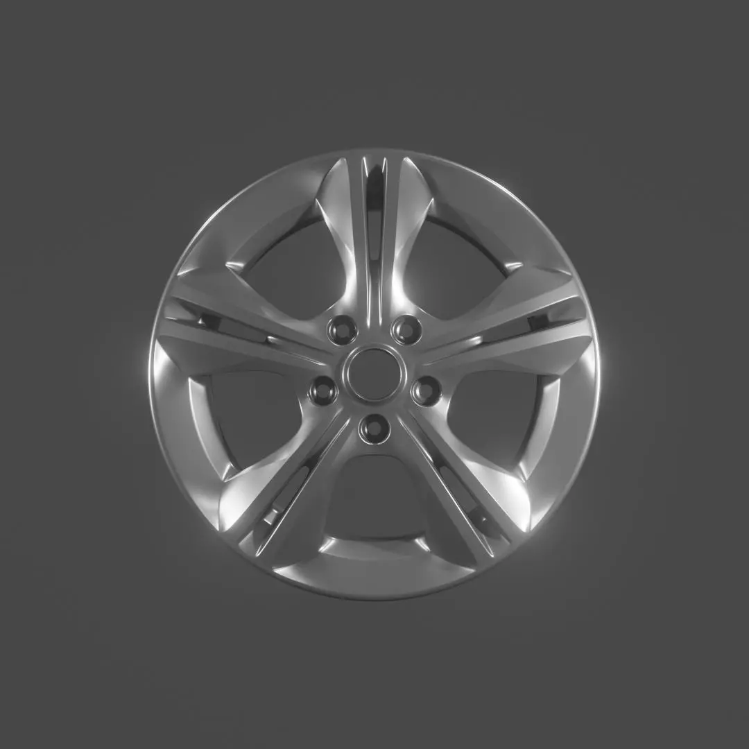Car Rims High Poly Model FBX Free 3D model