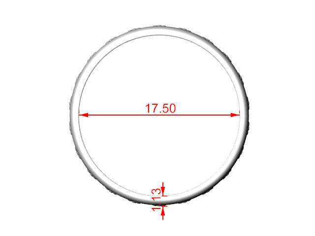 Crown ring 3D print model_3