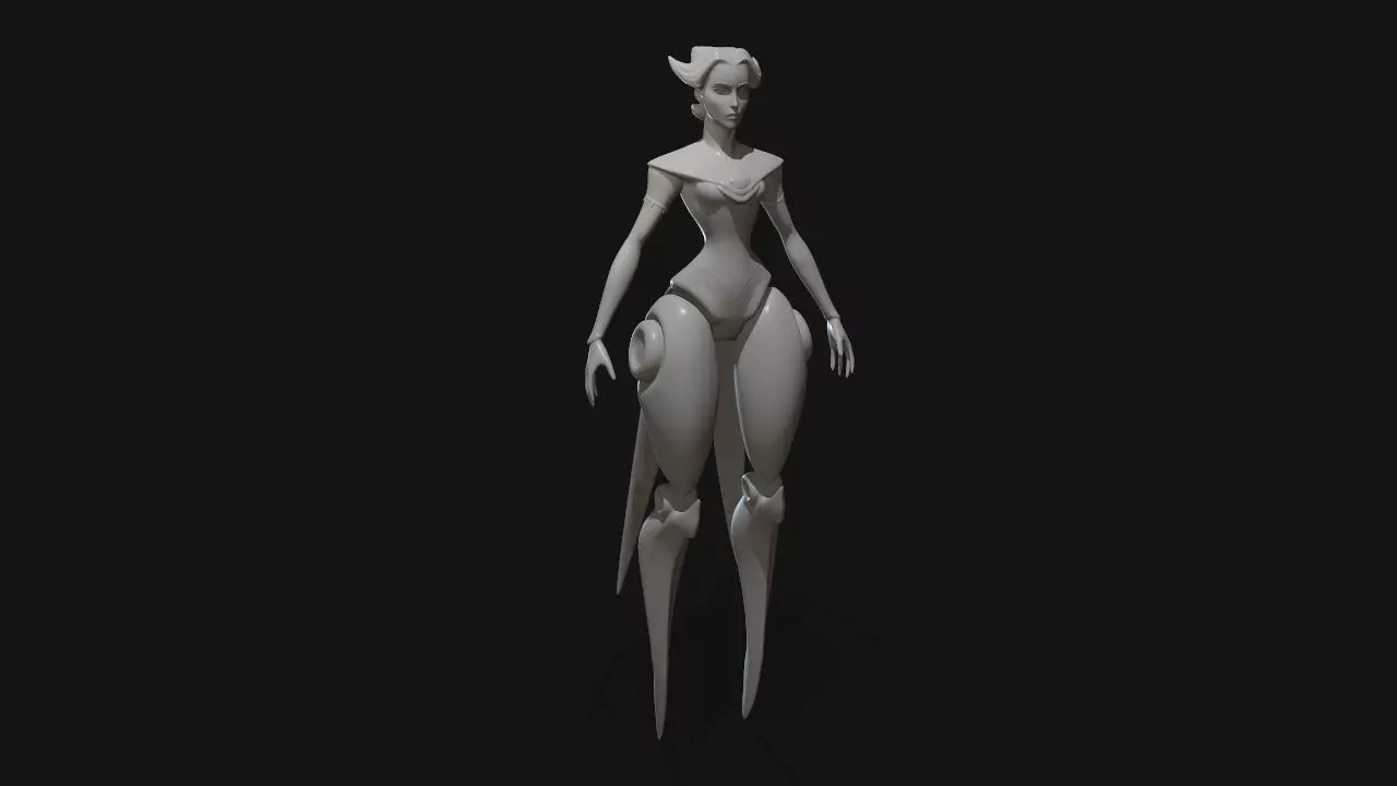 camille dancer 3D print model_0