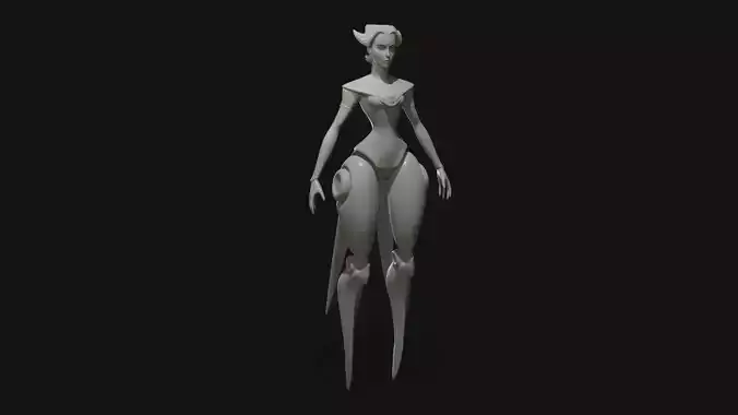 camille dancer 3D print model