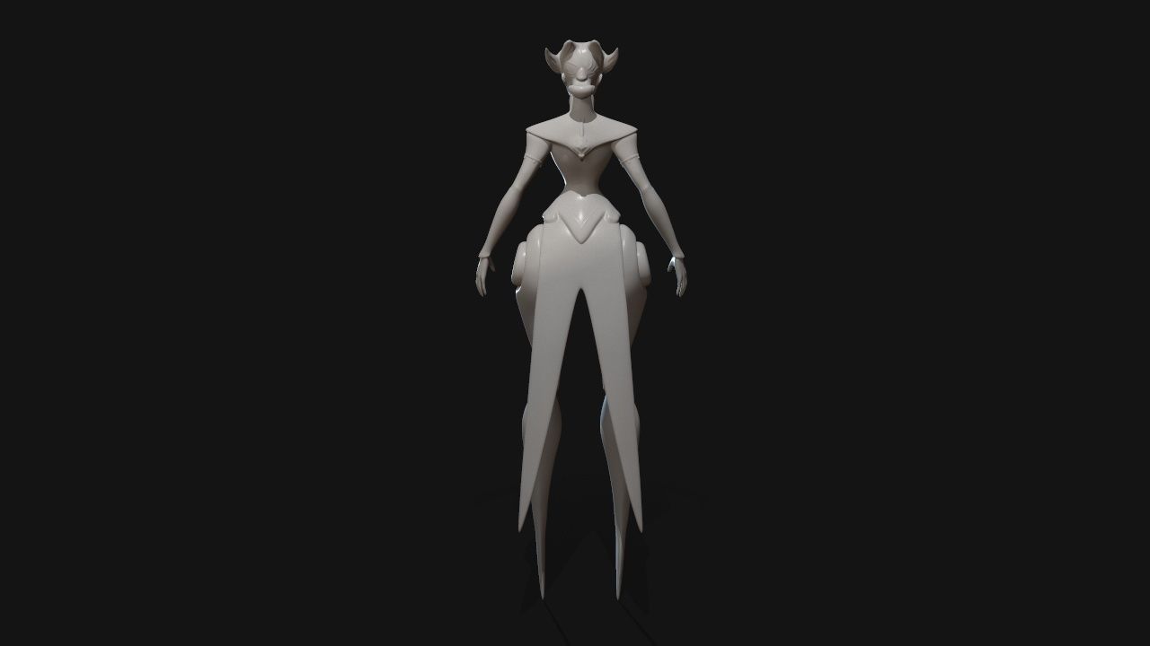 camille dancer 3D print model_11