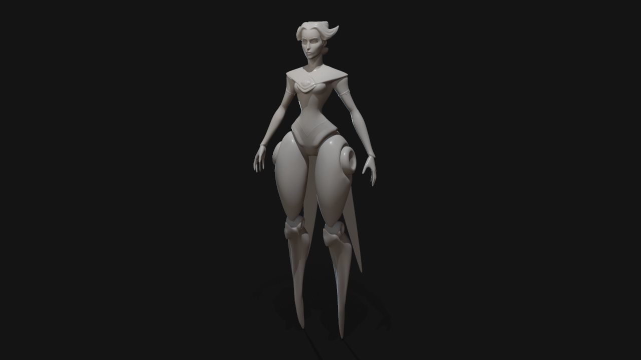 camille dancer 3D print model_23