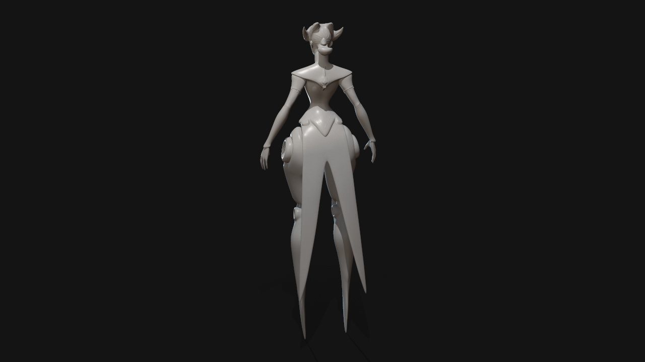 camille dancer 3D print model_12