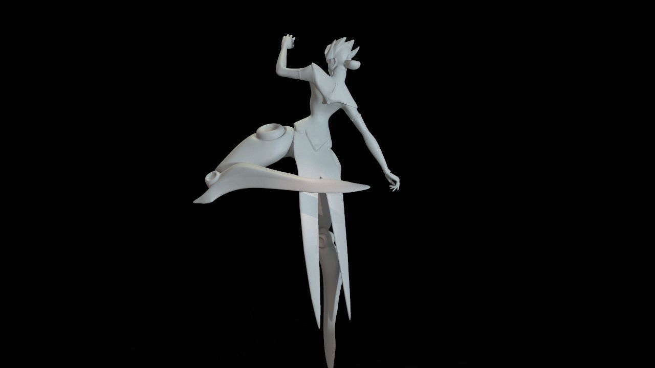 camille dancer 3D print model_28