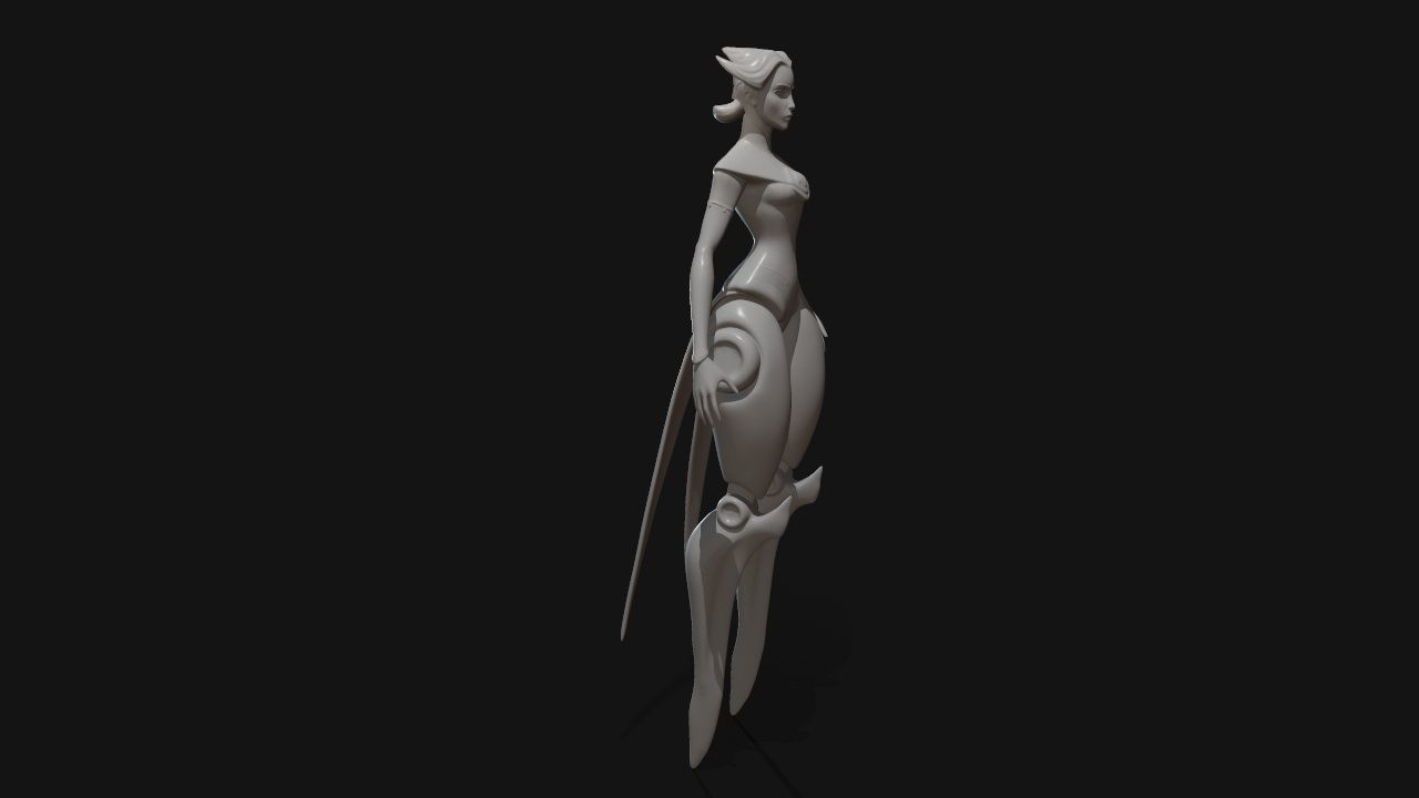 camille dancer 3D print model_3
