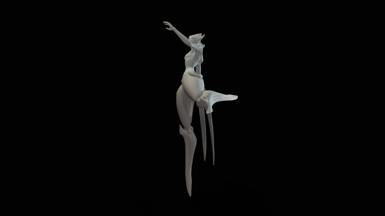 camille dancer 3D print model_25