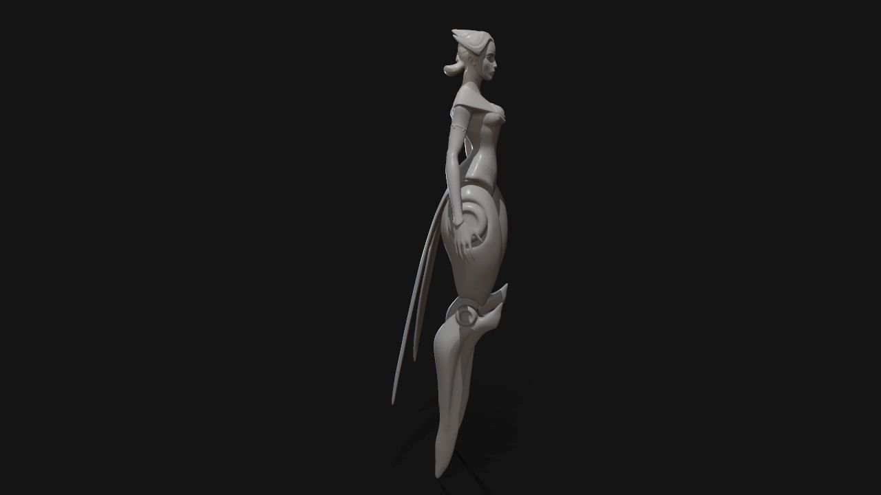 camille dancer 3D print model_4