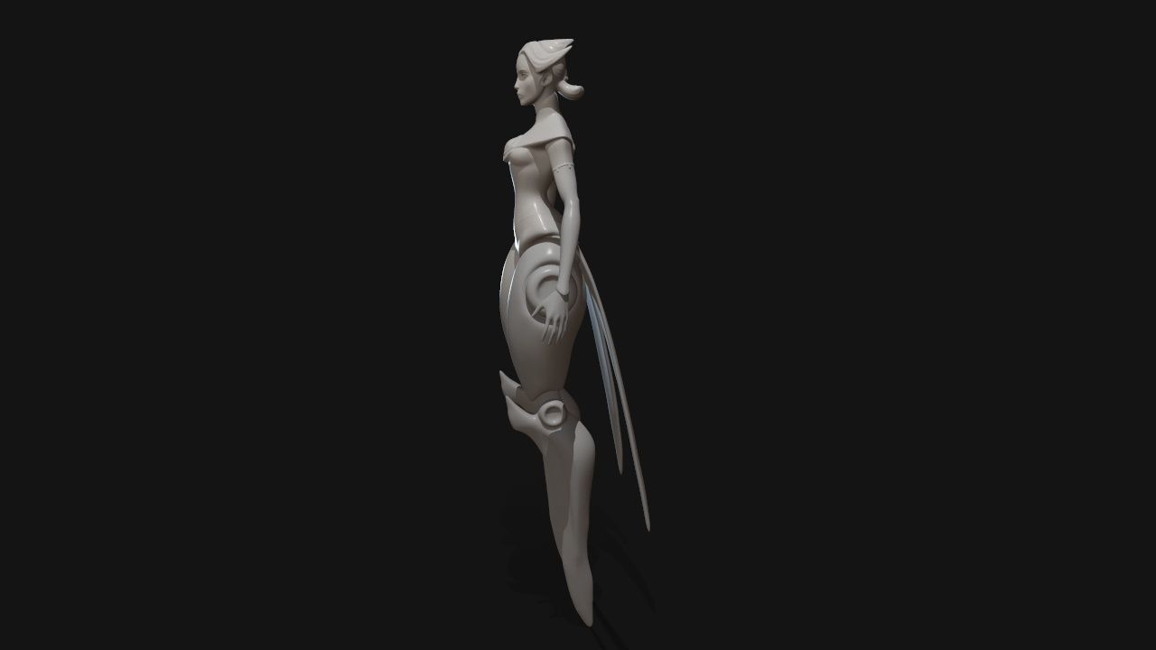 camille dancer 3D print model_18