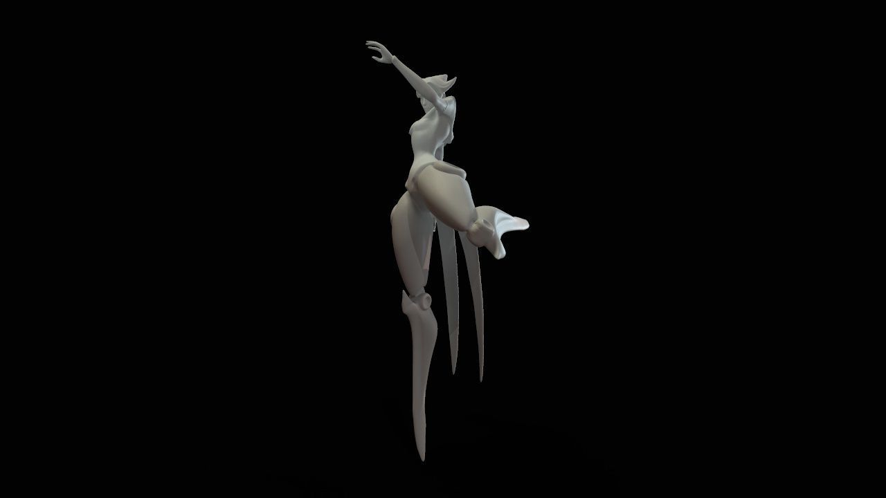 camille dancer 3D print model_39