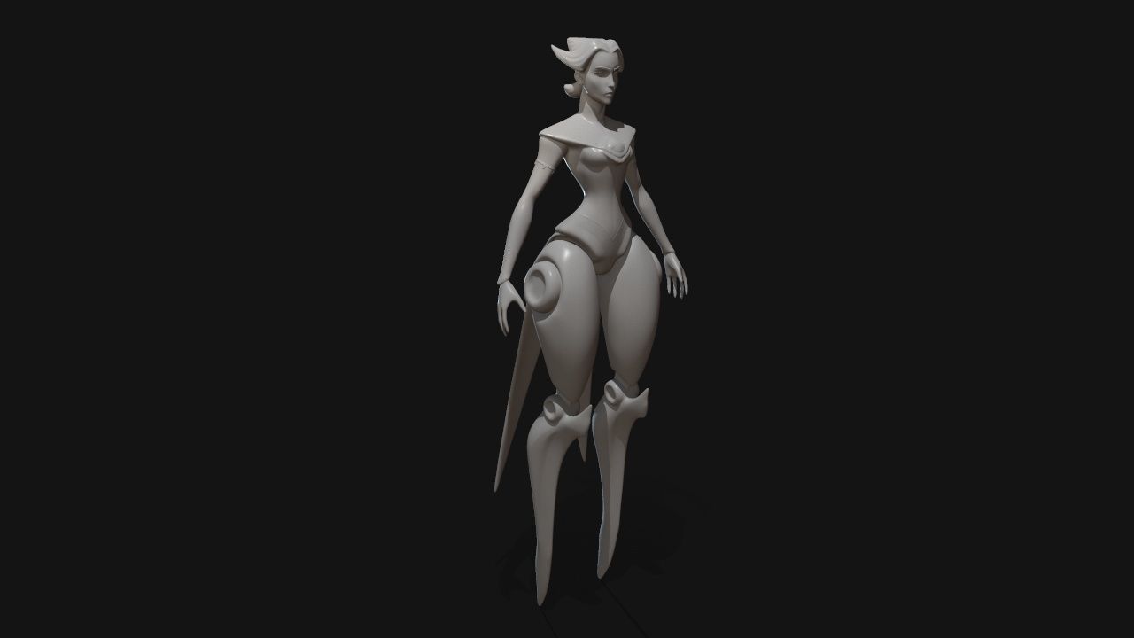 camille dancer 3D print model_1