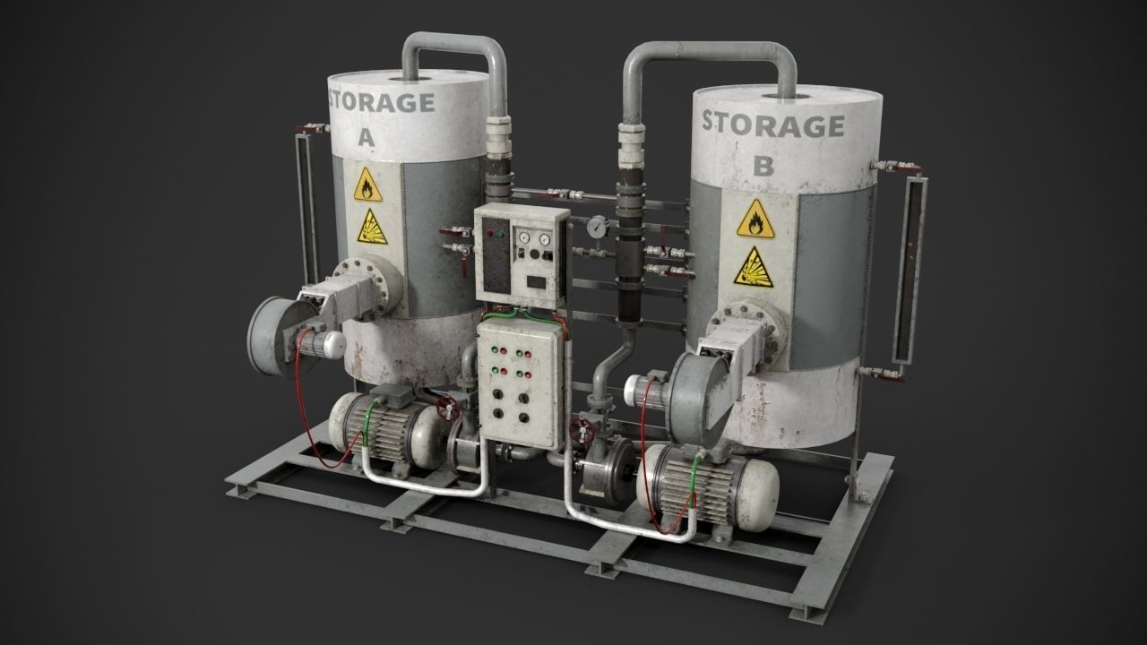 Industrial device 3D model_3