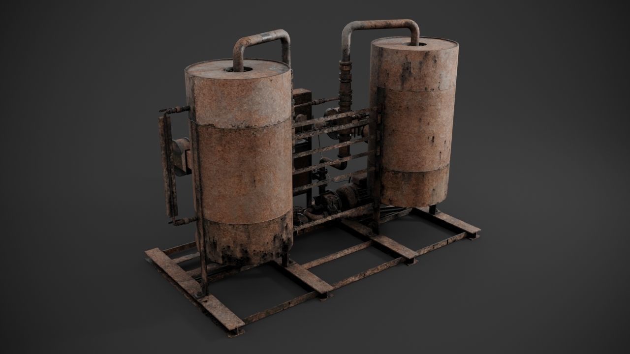 Industrial device 3D model_10