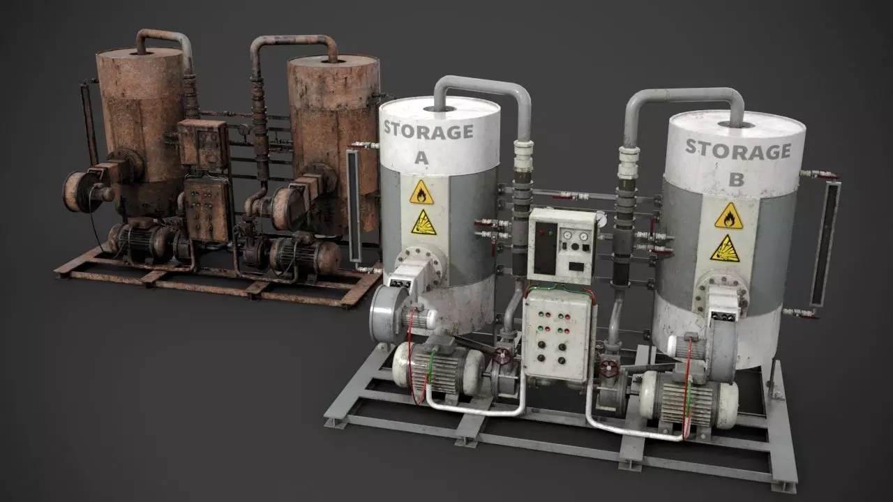 Industrial device 3D model_0
