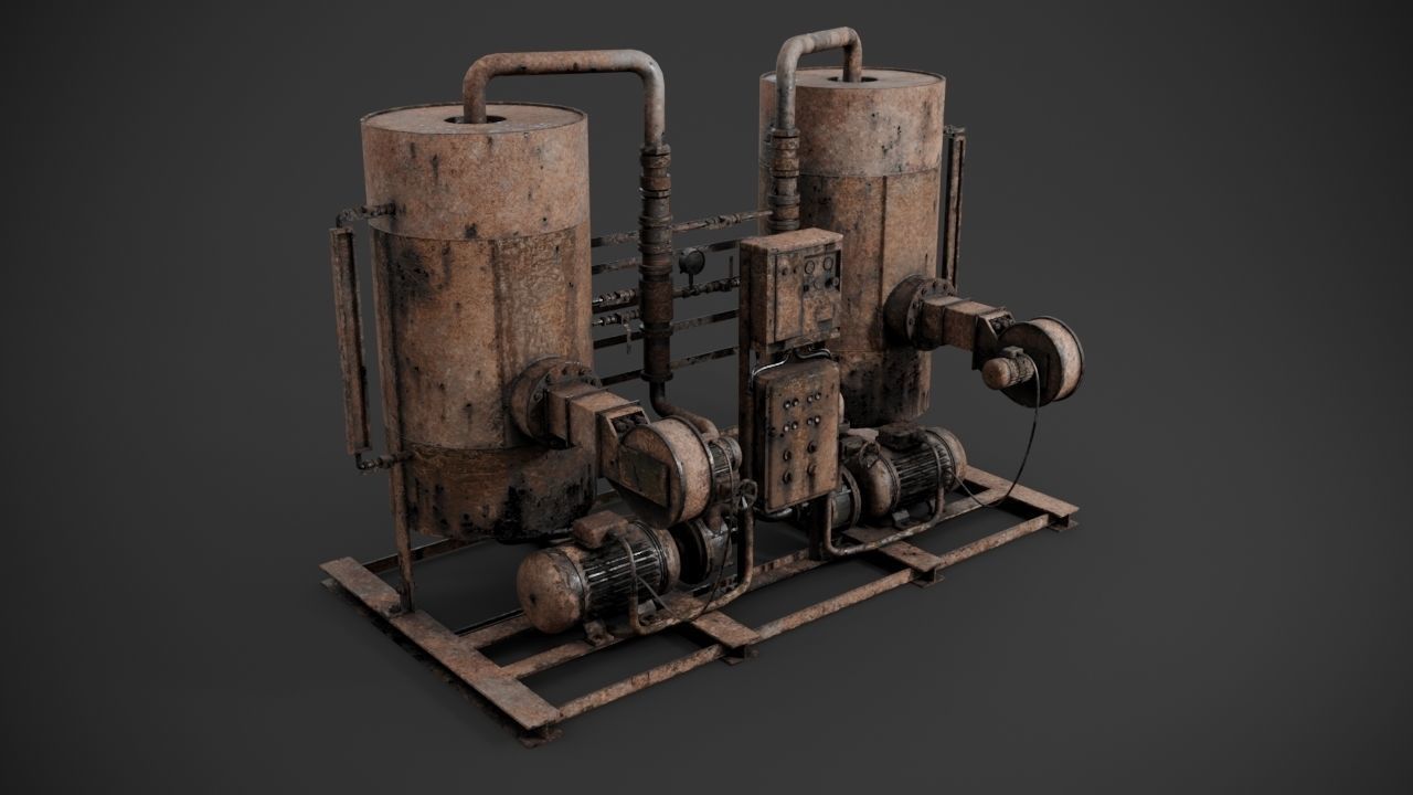Industrial device 3D model_8
