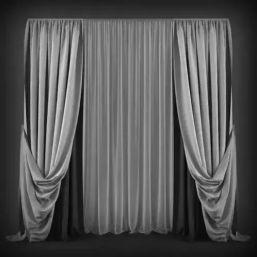 Curtain 3D model 64