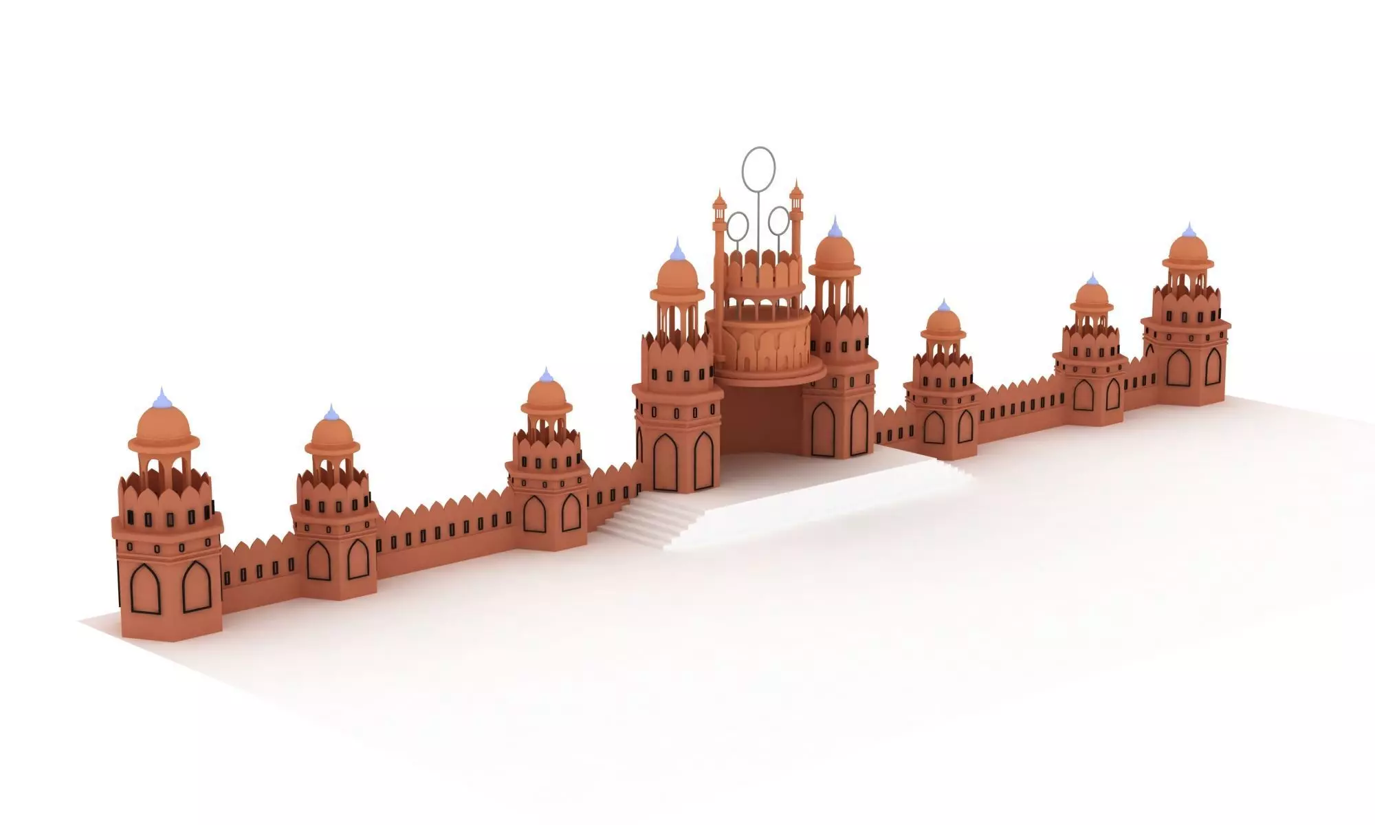 Castle intro 3D model_0