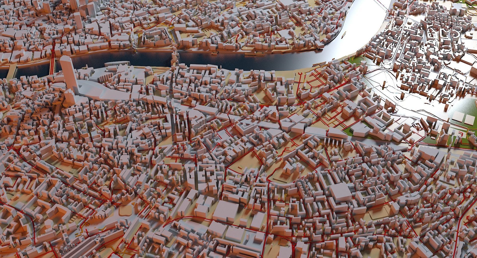 London 3D Map 3D model_1