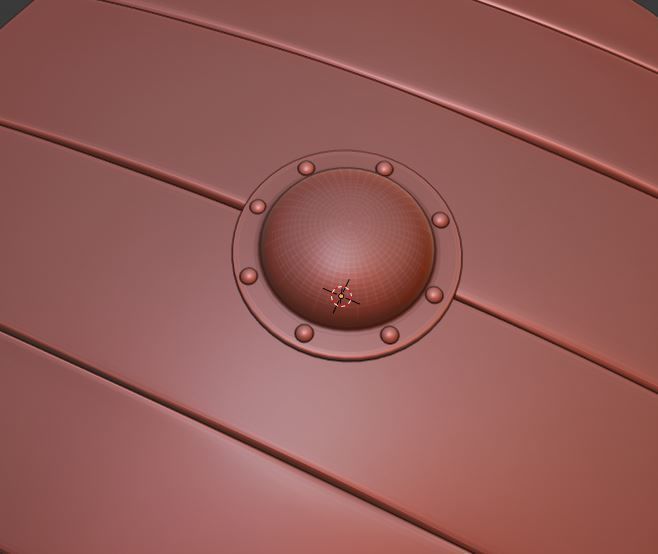 viking shield Free 3D model_3