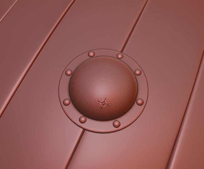 viking shield Free 3D model_2